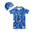 thumbnail image 1 of Children's Buoyancy Swimsuit Swimsuit One Piece Floating Swimsuit - Blue, 1 of 2
