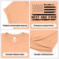 thumbnail image 5 of Bella Canvas Best Dad Ever Shirt Funny Fathers Day Gift Tee for Husband Dad Graphic T Shirt Comfortable %100 Cotton, 5 of 6