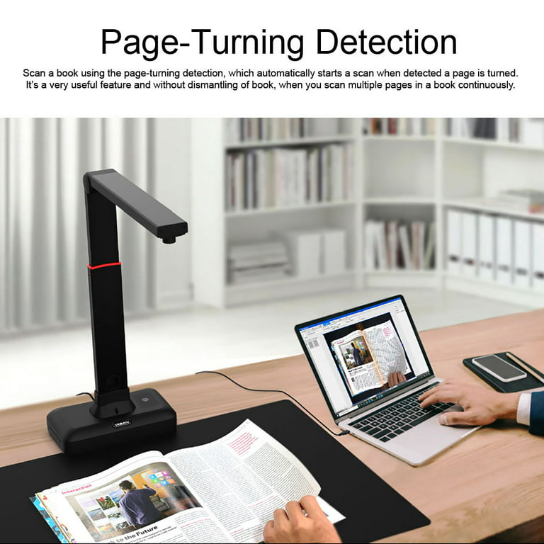 VIISAN S21 23MP A2/A3 Book Document Camera Scanner Large Format Overhead  Multi-Language OCR 