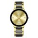 thumbnail image 1 of Reloj de pulsera de cuarzo Yuxing para Mujer Oro y Negro, 1 of 5