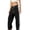 Black, variant on OSOLU Solid Color Stylish Women Cozy Pants Daily Wear Sports Sweatpants Loose Fit Long Trousers Spring Summer Fall Easy Care Options Available Daily Relaxed Fit Breathable Bottoms
