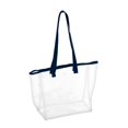 thumbnail image 1 of Logo Chaise 001-65P-NAVY Sac Transparent de Stade, Marine Uni, 1 of 1