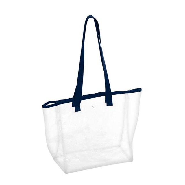 Logo Chaise 001-65P-NAVY Sac Transparent de Stade, Marine Uni