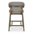 thumbnail image 4 of Moe's Home Collection ELLIE Fabric Counter Stool Brown Color, 4 of 5