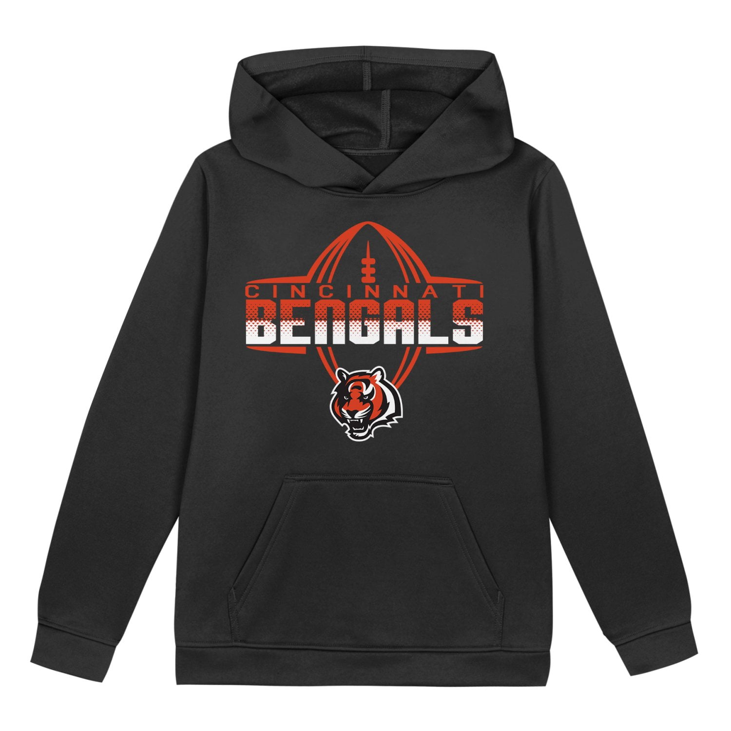 CINCINNATI BENGALS NFL Boys Hoodie Fleece Game Day Fan Apparel