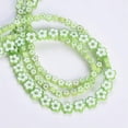 thumbnail image 4 of U8MO 4mm 6mm 8mm Handmade Flower Shape Millefiori Glass Beads For Jewelry Making-Orange White-5~7mm (65pcs), 4 of 7