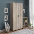 thumbnail image 2 of SystemBuild Callahan 36" Utility Storage Cabinet, Gray Oak, 2 of 16
