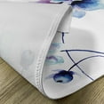 thumbnail image 5 of Ambesonne Floral Place Mats Set of 4, Retro Flowers Watercolor, Standard Size, White Purple Blue, 5 of 6