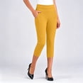 thumbnail image 2 of BLCHUNen Plus Size Capris for Women Work Pants Tapered Leg High Waisted Summer Casual Slim Fitting Business Casual Crop Pants, 2 of 6