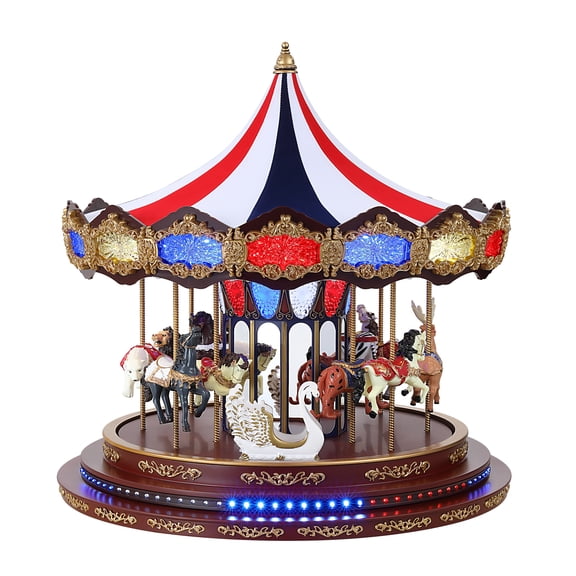 Mr. Christimas 16 in. Americana Carousel