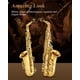 thumbnail image 2 of Eastar AS-Ⅱ Saxofón alto para estudiantes Mi bemol Lacado dorado Saxofón alto para principiantes Kit completo con estuche de transporte Correas para boquilla Soporte para cañas, 2 of 5