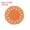 Orange, variant on Uxcell Paper Doilies, Paper Lace Doilies Disposable Round Modern Decorative Placemats Bulk, Fit for Baked Food Red 3.5 Inch