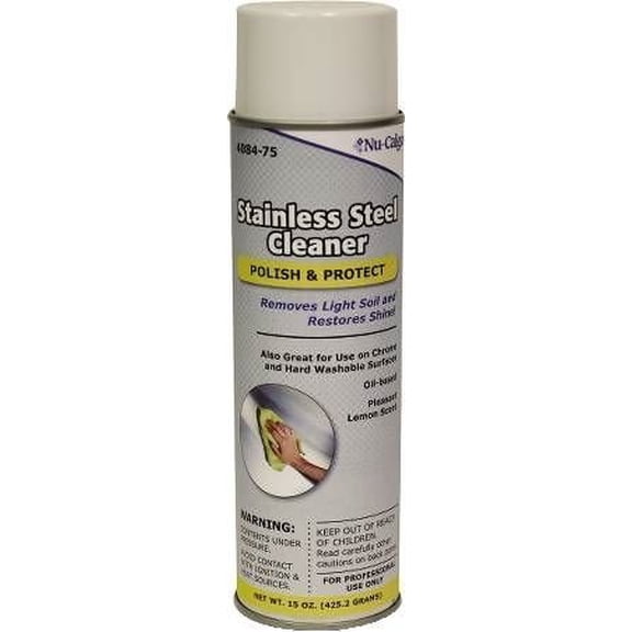 Nu-Calgon Stainless Steel Cleaner for Restoring Shine #4084-75