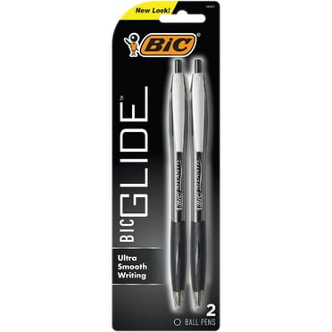 6PACK Bic Atlantis Medium Point Black Ball Point Pen (2-Pack)