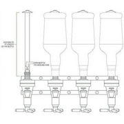 DENEST 4-Bottle Liquor Dispenser