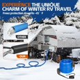 thumbnail image 2 of Manguera de agua calentada Wufoty de 15 pies para RV con termostato de -40 °F, 2 of 7