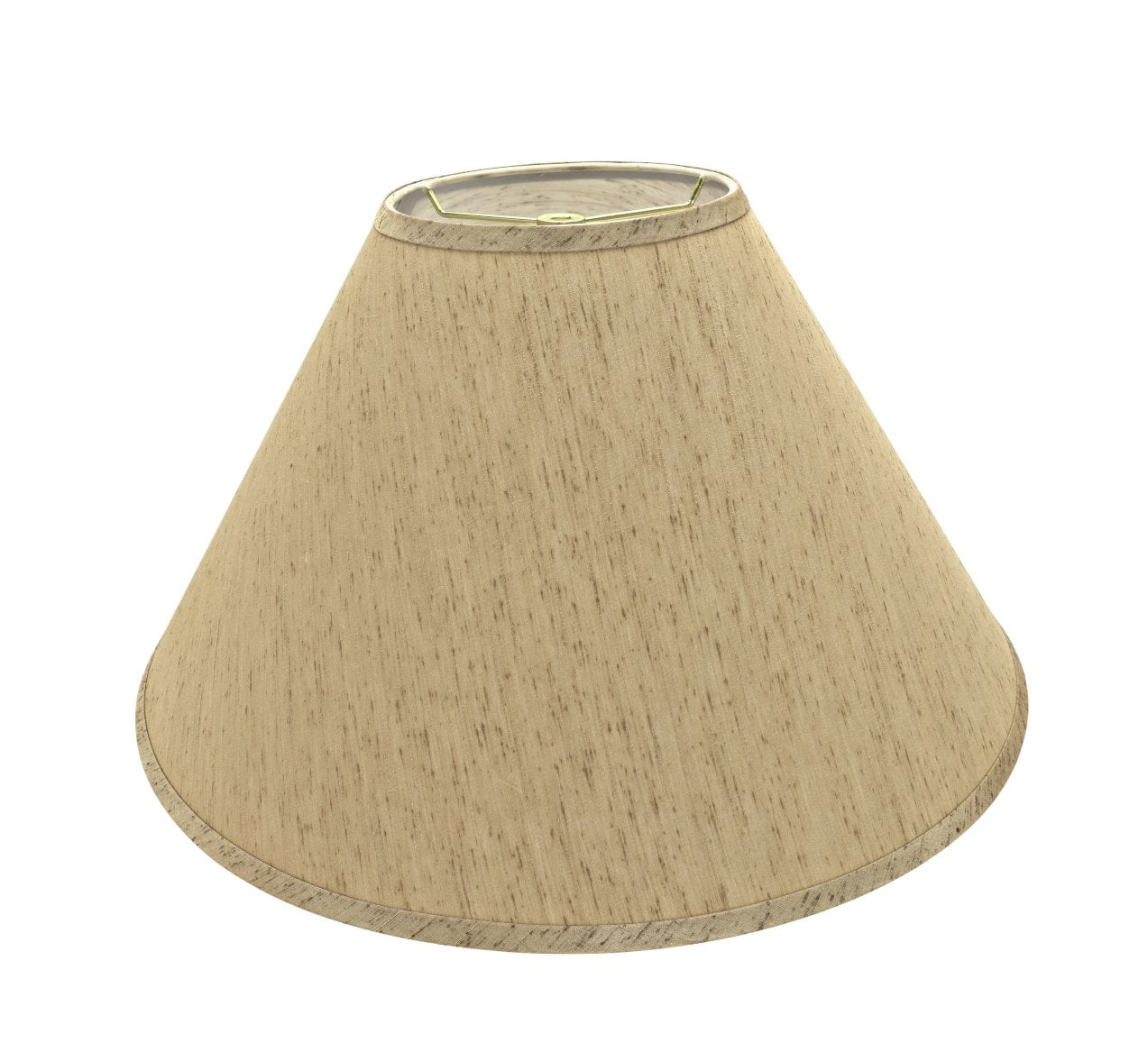 Aspen Creative 32562 Transitional Hardback Empire Shaped Spider Construction Lamp Shade in Yellowish Brown, 20" wide (7" x 20" x 12 1/2")
