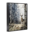 thumbnail image 2 of Stupell Industries Farmhouse Deer In The Woods Black Framed Giclee Art, 11 x 14, by Franklyn Gregory, 2 of 8