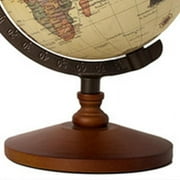 ZOYONE Brown World Globe Antique Decorative for Desktop Bookshelves Office Home Decor