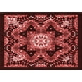 thumbnail image 1 of Ahgly Company Indoor Rectangle Patterned Maroon Red Area Rugs, 2' x 4', 1 of 6