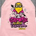 thumbnail image 3 of Despicable Me Minions - Groovy Since Forever - Toddler & Youth Girls Raglan Graphic T-Shirt, 3 of 5