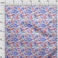 thumbnail image 3 of oneOone Cotton Flex Medium Blue Fabric Abstracts Dress Material Fabric Print Fabric By The Yard 40 Inch Wide, 3 of 4