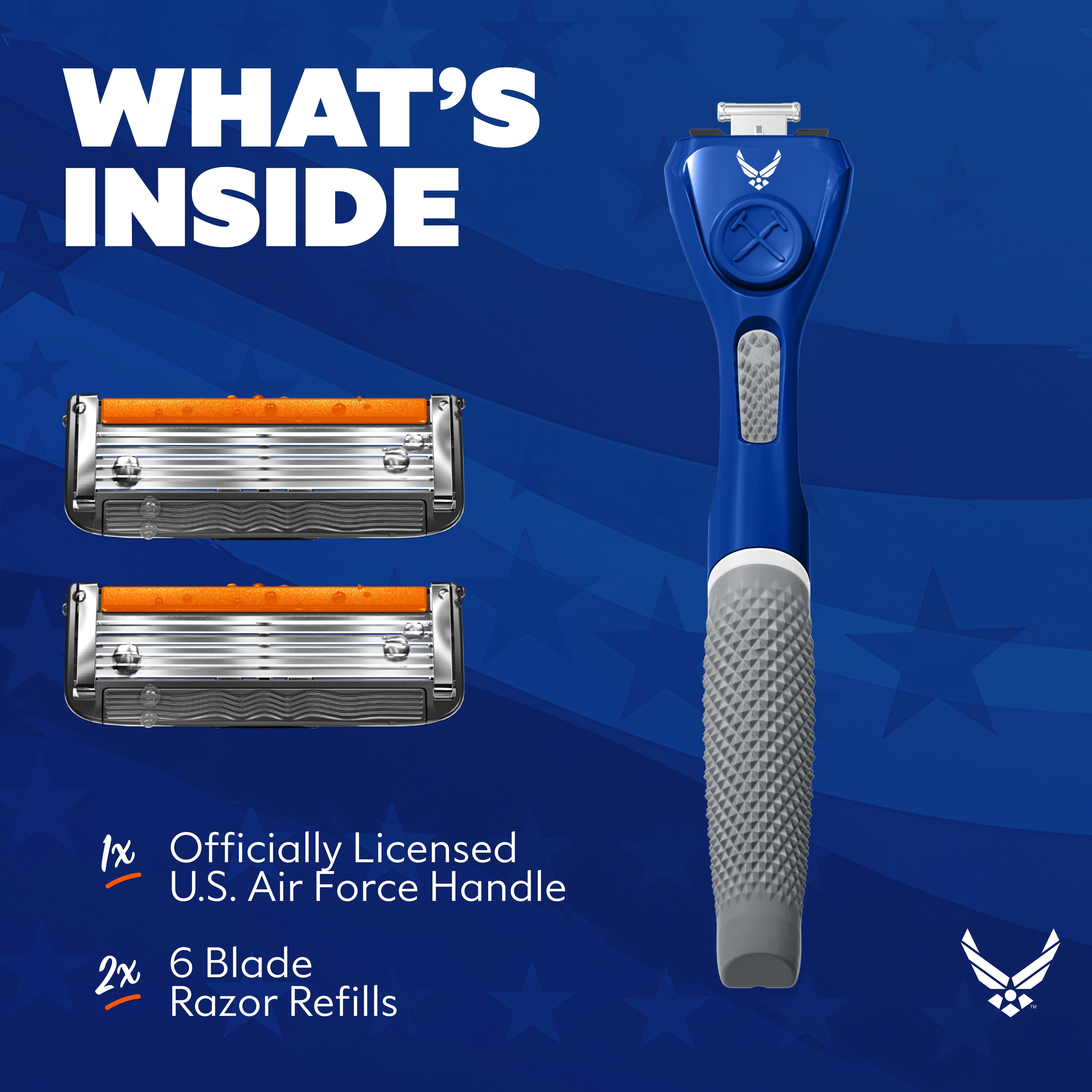 Dollar Shave Club Military Air Force 6-Blade Razor Starter Set