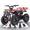 Red, variant on 36V Electric 500W Motor 4‑Wheeler with Dual Shock Absorber Suspension, IVFJFV 4‑wheel Off‑Road Tires & Anti‑Collision Safety Flag for Age 8‑14 for Backyard Leisure & Rough Ground Trips,Red