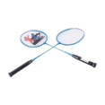 thumbnail image 1 of Badminton Racket Sport Set of 2, Badminton Racket Aluminum Badminton Racket with Nylon Handle and Racket Bag for Amateur Classes Family Entertainment, Type 1012, 1 of 8