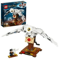 LEGO Harry Potter Hedwig the Owl Figure 75979, Collectible Toy for Fans of the Harry Potter Movies, Room Décor Model, Birthday Gifts for Kids, Teens, Girls, and Boys