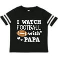 thumbnail image 3 of Inktastic I Watch Football with My Papa Boys Toddler T-Shirt, 3 of 5