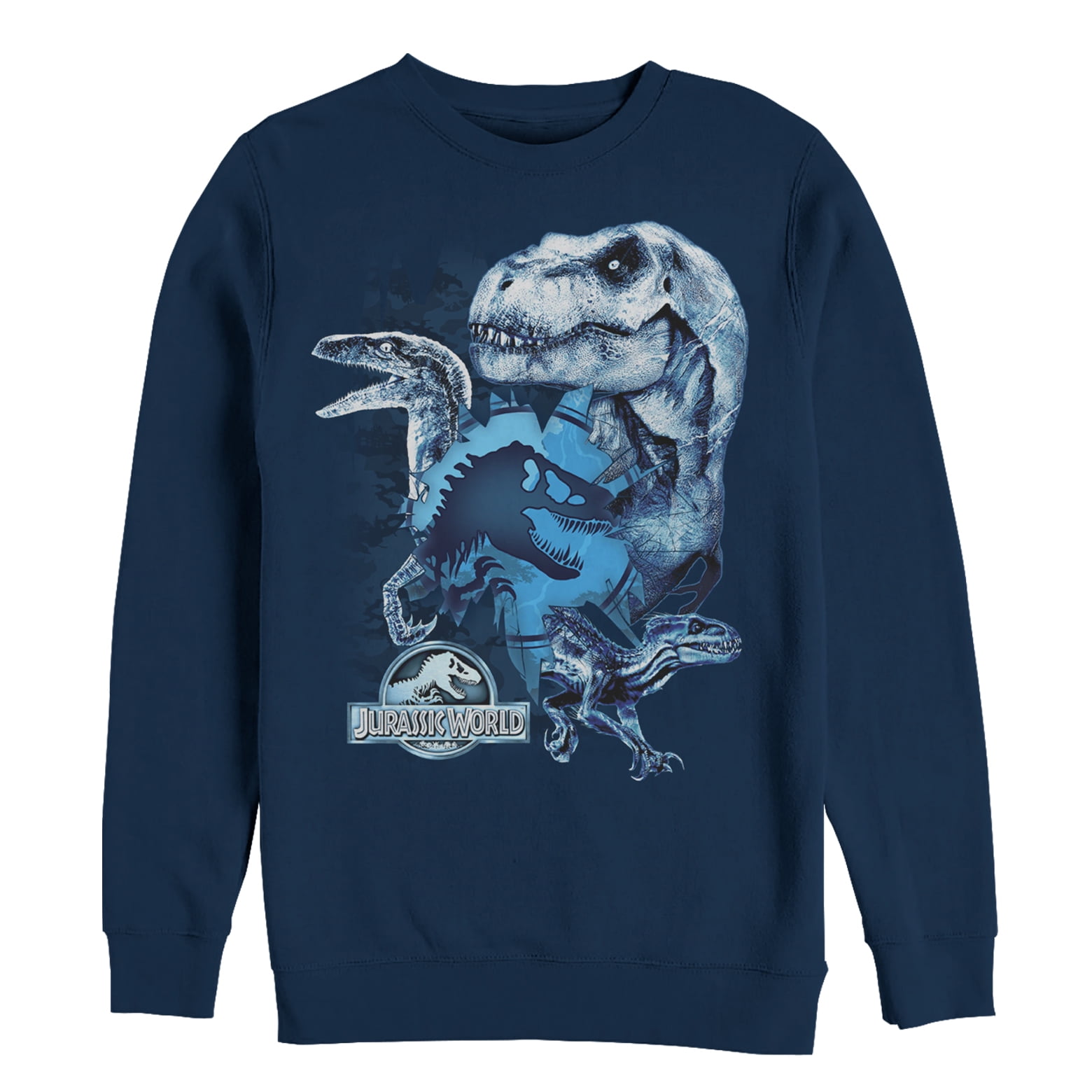Jurassic World Men S Jurassic World Fallen Kingdom Dinosaur Frost Sweatshirt Navy Blue Large Walmart Com Walmart Com Jurassic World Men S Jurassic World Fallen Kingdom Dinosaur Frost Sweatshirt Navy Blue Large Walmart Com Walmart Com