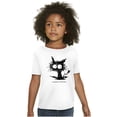thumbnail image 3 of Existence is Exhausting Kitten Joke Crewneck T Shirts Boy Girl Teen Brisco Brands X, 3 of 5