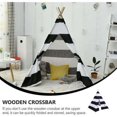 thumbnail image 4 of Kids play tent foldable white indoor outdoor toy black 1.3m, 4 of 5