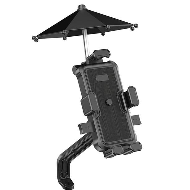 Soporte de teléfono para motocicleta, soporte para teléfono de bicicleta, giratorio de 360 grados, para teléfonos de 4,7 "a 7,2", soporte perezoso par Estilo D