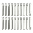 thumbnail image 1 of 2x14mm 304 Inoxidable Acero Espiga Pasadores, 20uds Moleteado Cabeza Plana Chaflanada Extremo Espiga Pasador, Madera Litera Cama Estante Picas Soporte Estantes Fijar Elementos, 1 of 6