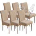 thumbnail image 1 of Waterproof Dining Chair Covers, Chair Covers for Dining Room, Stretch Chair Covers Parsons Chair Slipcover, Removable, Washable for Dining Room Kitchen Chair Protector Cover, 1 of 9