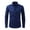 Navy, variant on JURANMO 90 off Clearance Sale Dress Shirts for Men Solid Long Sleeve Wrinkle-Free Formal Shirt Business Casual Muscle Fit Button Down Shirts Work Tops White L