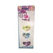My Little Pony Heart Shaped Plastic Rings 4 Pc