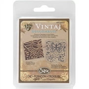 Vintaj DecoEmboss Die For Sizzix Bigkick Machine - Butterfly Swirls