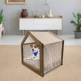 thumbnail image 3 of Octopus Pet House, Ocean Adventure Themed Pattern with Various Elements in Cartoon Style Composition, Outdoor & Indoor Portable Dog Kennel with Pillow and Cover, 5 Sizes, Multicolor, by Ambesonne, 3 of 5