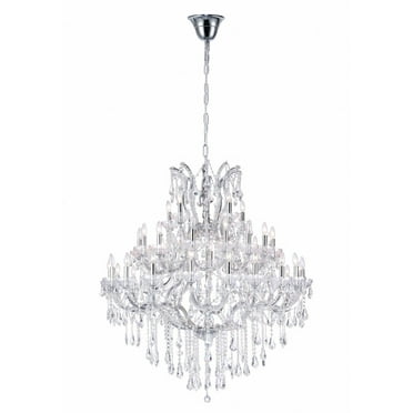 41 Light Up Chandelier with Chrome finish