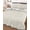 Off-White, variant on Quilts Queen Size Bedding Set, Blue Floral Reversible Summer Quilt 3 Pieces, Spring Flowers Pattern Plants Simple Vintage Lightweight Bedspreads Coverlets with 2 Pillow Shams for All Seasons