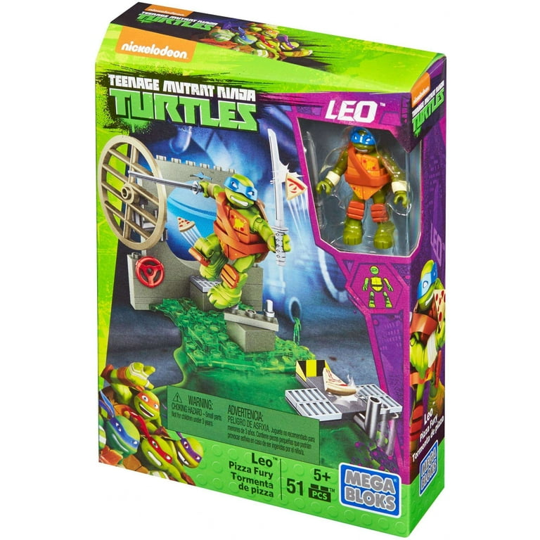 Mega Bloks Teenage Mutant Ninja Turtles Leo Pizza Fury - Walmart.com