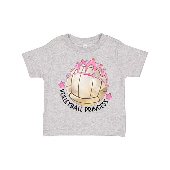 Inktastic Volleyball Princess Tiara Girls Toddler T-Shirt