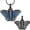 B/Blue, variant on Retro-Style Butterfly Urn Pendant Cremation Jewelry for Ashes Holder Memory Necklace Memorial Jewelry