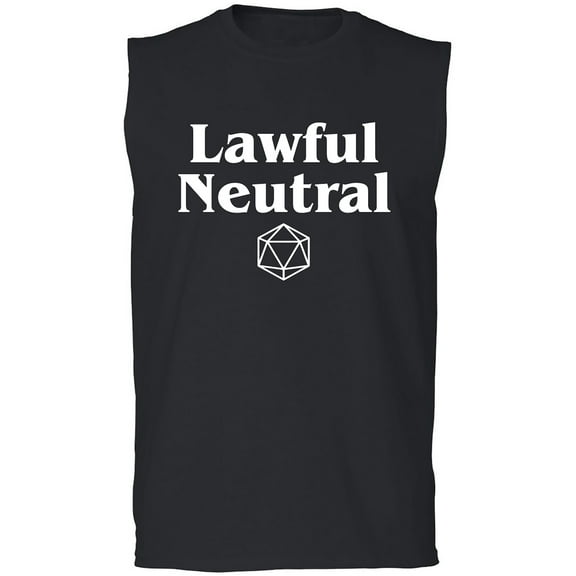 Lawful Neutral Adult Sleeveless Tee