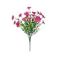 thumbnail image 2 of Mohdy Uv Resistant Artificial Flowers， Durable Artificial Flowers， Seven Artificial Boxwood Outdoors Plastic Plants Shrubs Greenery for Garden Patio Wedding Farmhouse Indoor Decoration, 2 of 9
