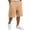 Orange, variant on Delconic Men Gingham Plaid Quick Dry Casual Knee Length Shorts Elastic Drawstring Waist Side Pocket Loose Fit Short Pants For Summer Beach Daily Walking Outdoor Vacation Wear Black L