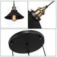 thumbnail image 3 of Lámpara de araña industrial vintage Lámpara colgante industrial de 3 luces Lámpara de techo industrial de diseño industrial vintage E27, máx. 60 W, 220 mm, con cable ajustable de 100 nm para, 3 of 4